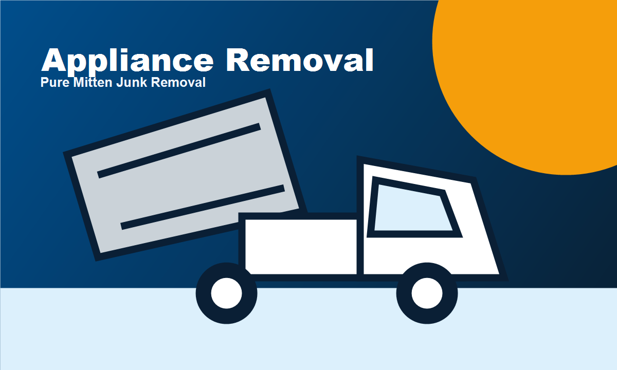 Appliance Removal truck loading photo